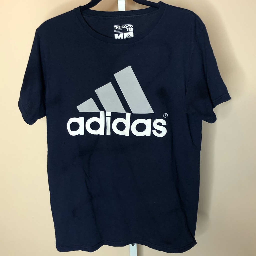 Adidas Navy Blue Tshirt M
